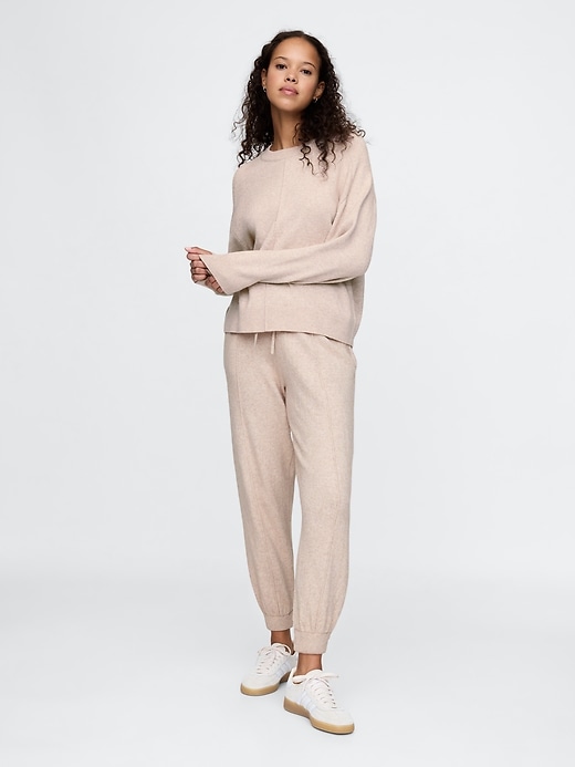 Image number 3 showing, CashSoft Slouchy Seam Sweater