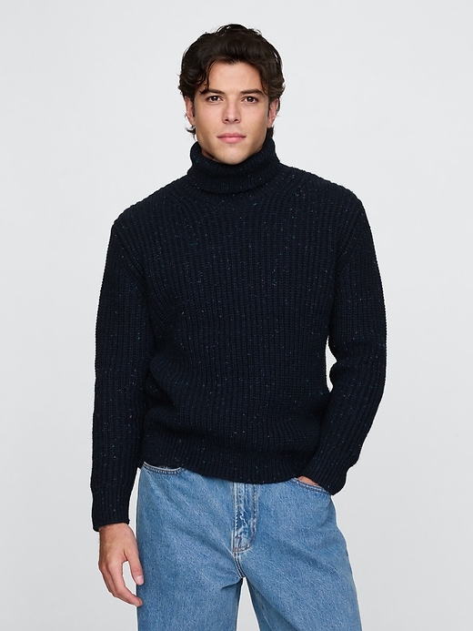 Image number 1 showing, Donegal Turtleneck Sweater