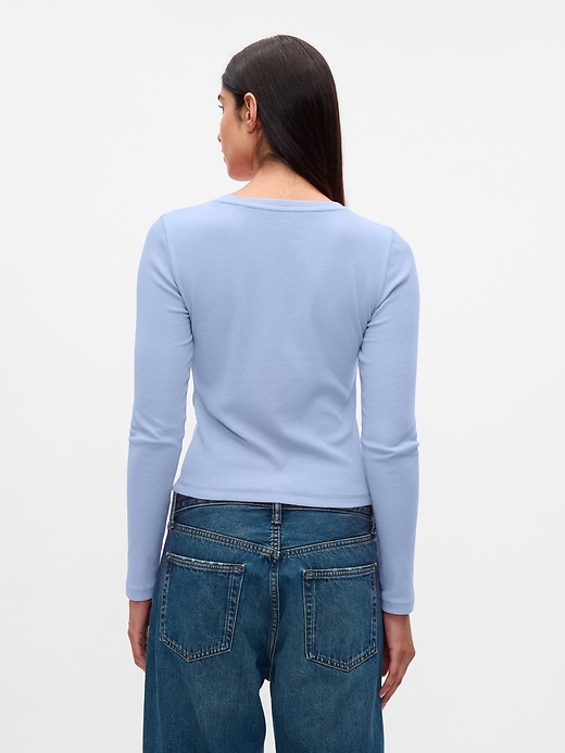 Image number 2 showing, Modern Rib Cropped T-Shirt