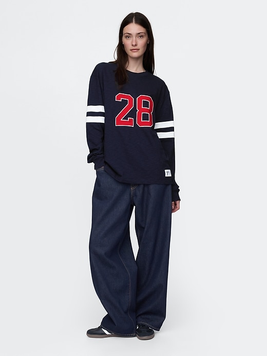 Image number 5 showing, Gap × Disney Varsity Jersey T-Shirt