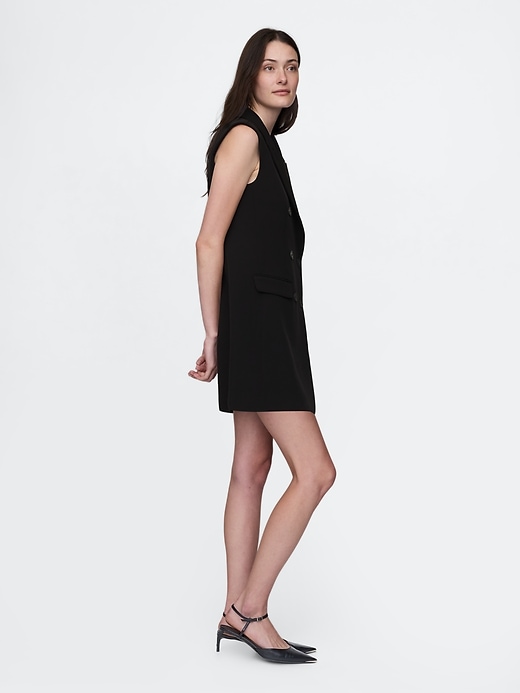 Image number 3 showing, BiStretch Double-Breasted Blazer Mini Dress