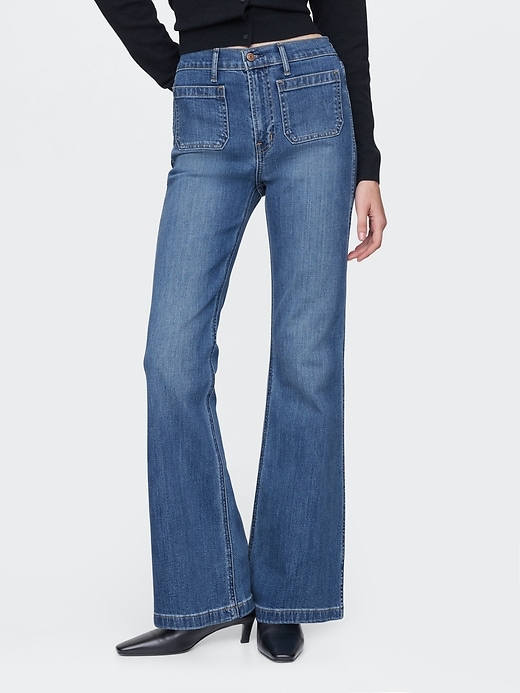 Image number 2 showing, High Rise '70s Flare Jeans