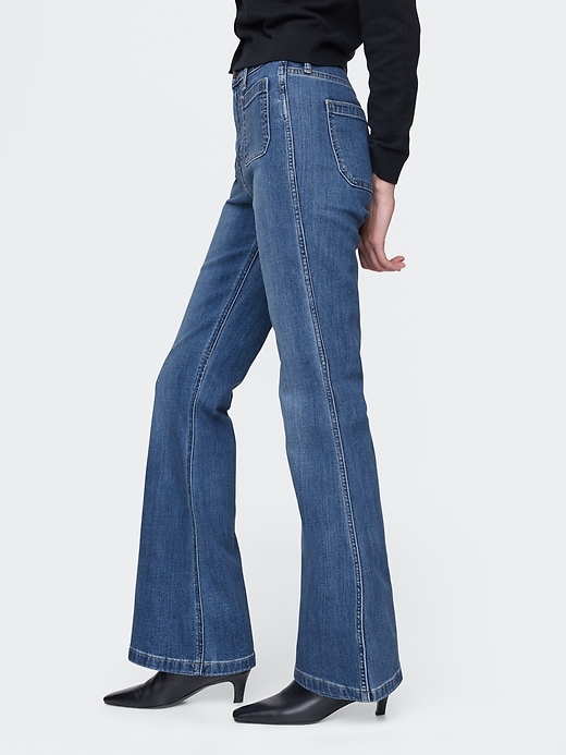 Image number 3 showing, High Rise '70s Flare Jeans