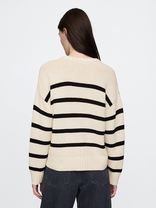 Image number 2 showing, 100% Cotton Relaxed Sweater