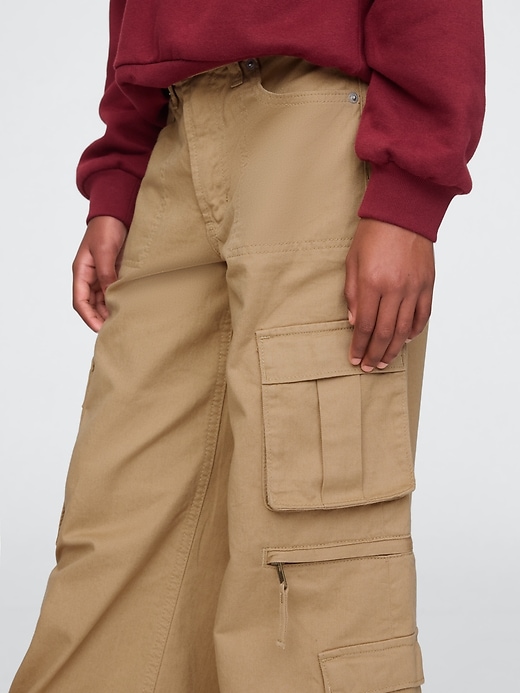 Image number 4 showing, Kids Double Cargo Baggy Pants