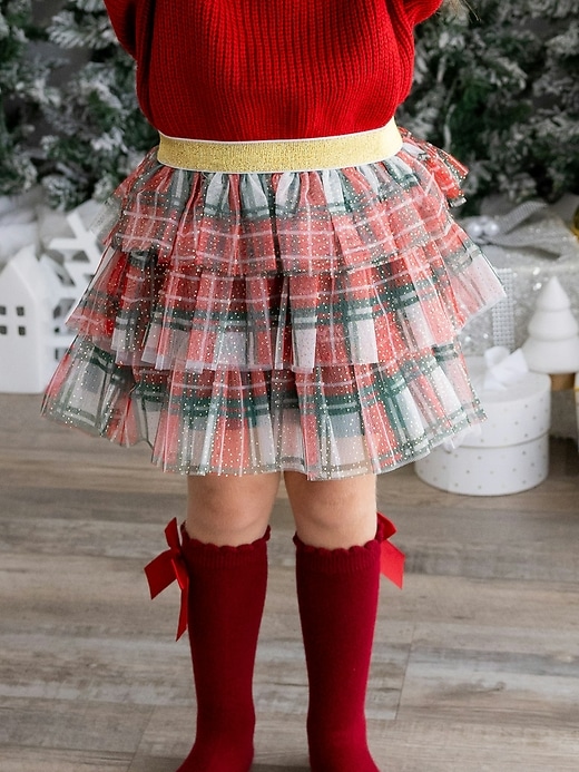 Image number 2 showing, Sweet Wink Holiday Plaid Tiered Tutu