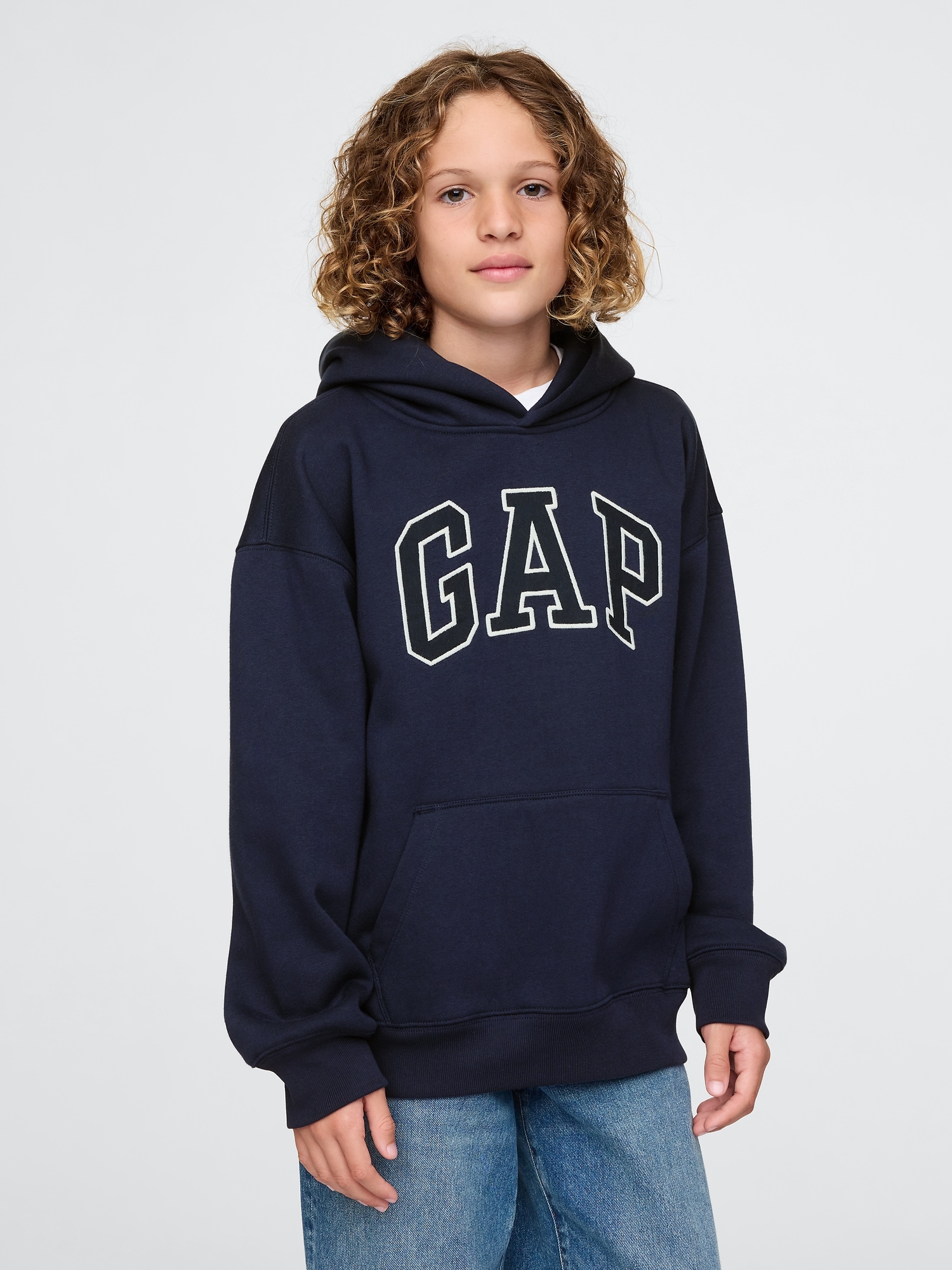 Kids Vintage Soft  Logo Hoodie