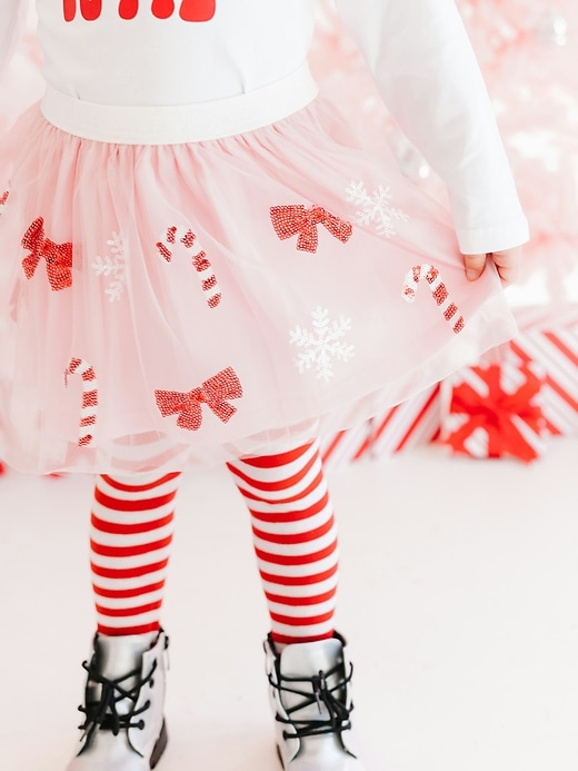 Image number 2 showing, Sweet Wink Candy Cane Cutie Sequin Tutu