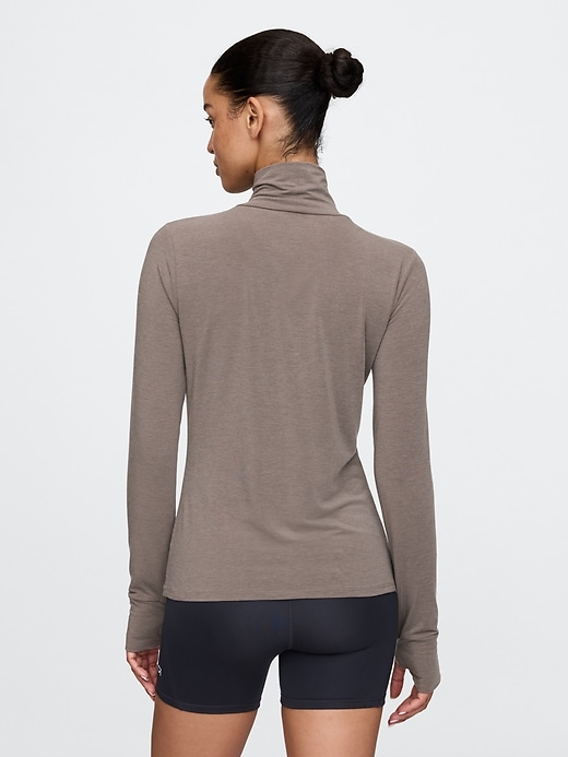 Image number 2 showing, GapFit Breathe Turtleneck