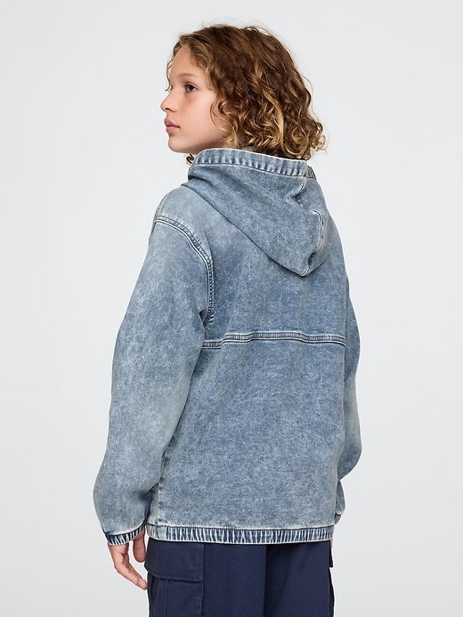 Image number 2 showing, Kids UltraSoft Denim Hooded Jacket