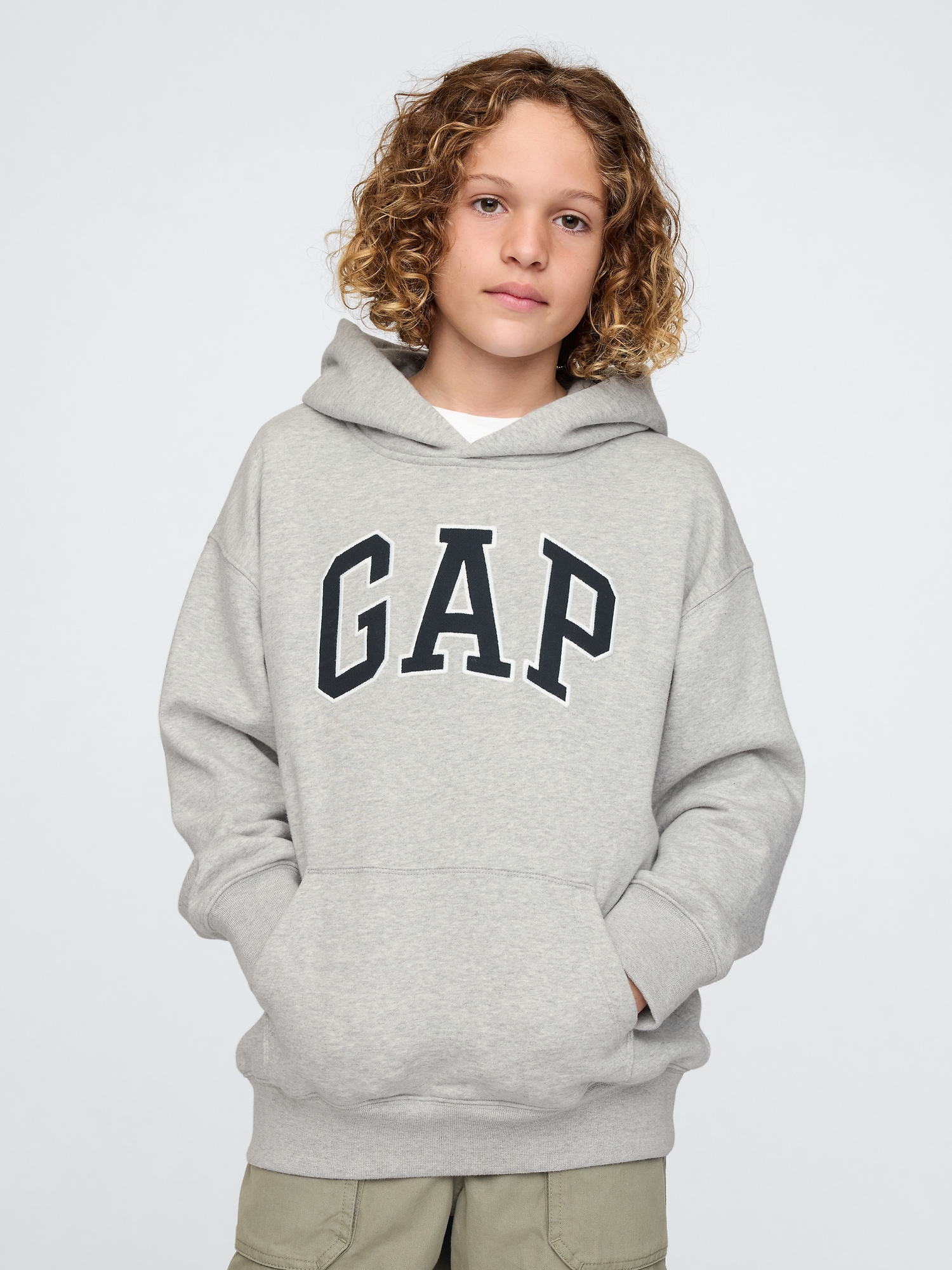 Kids Vintage Soft  Logo Hoodie