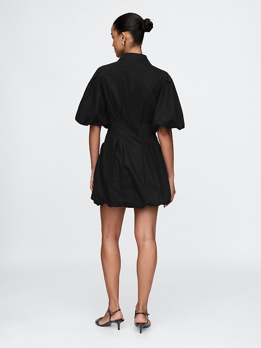 Image number 2 showing, Bubble Mini Shirtdress