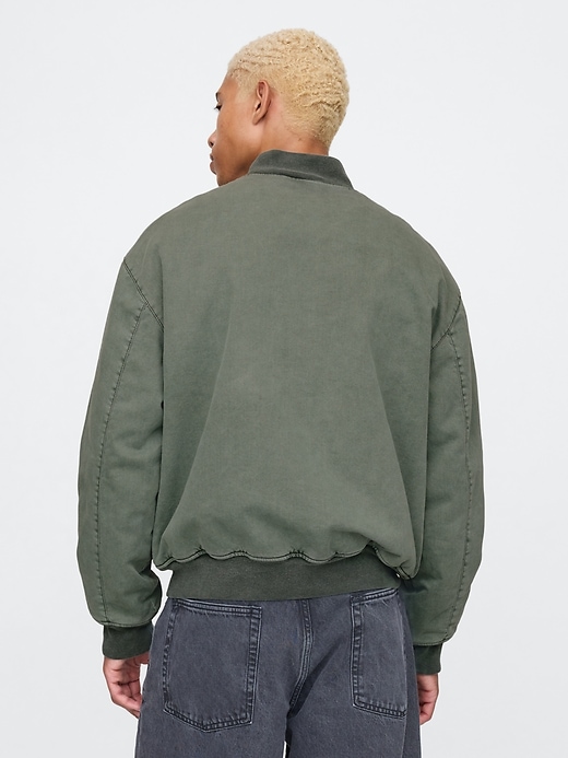 Image number 2 showing, Oversized Bomber Jacket