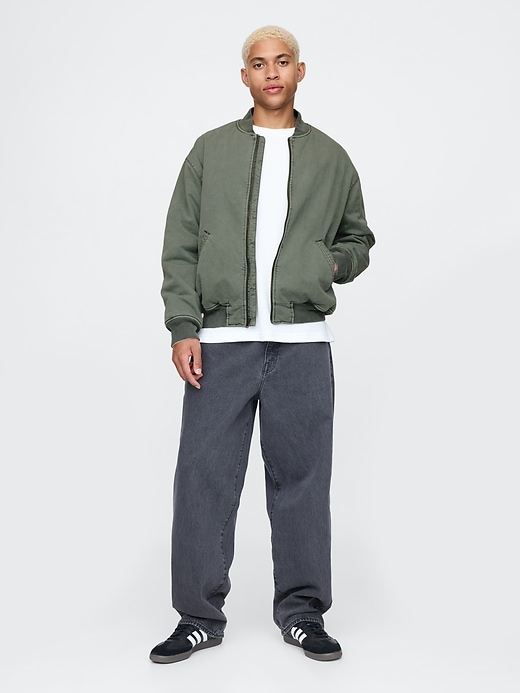 Image number 3 showing, Oversized Bomber Jacket