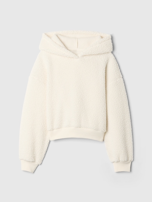 Image number 4 showing, Kids Sherpa Cropped Hoodie