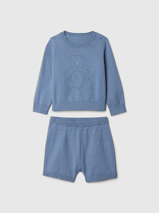 Image number 1 showing, Baby Brannan Bear Sweater Short Set