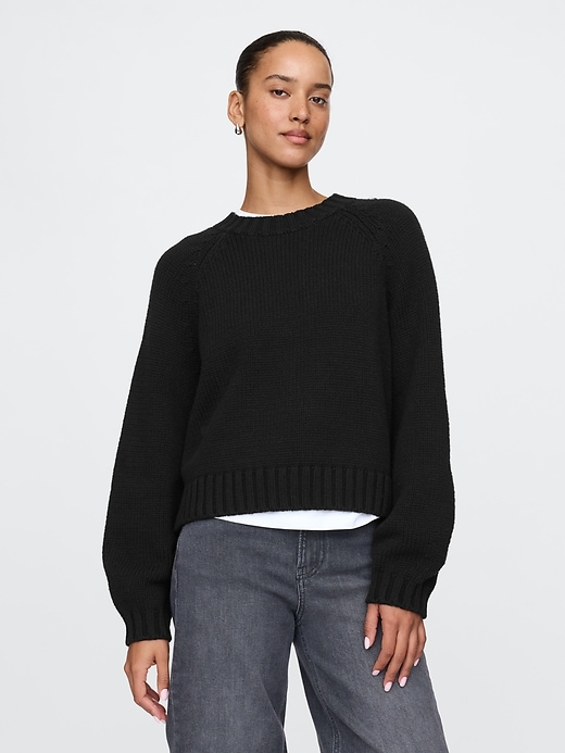 Image number 1 showing, Relaxed Crewneck Sweater