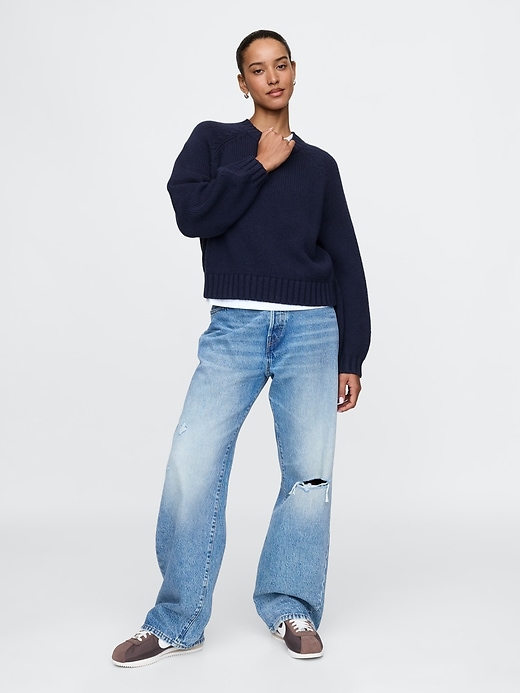 Image number 3 showing, Relaxed Crewneck Sweater