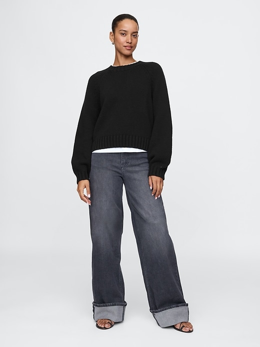 Image number 3 showing, Relaxed Crewneck Sweater