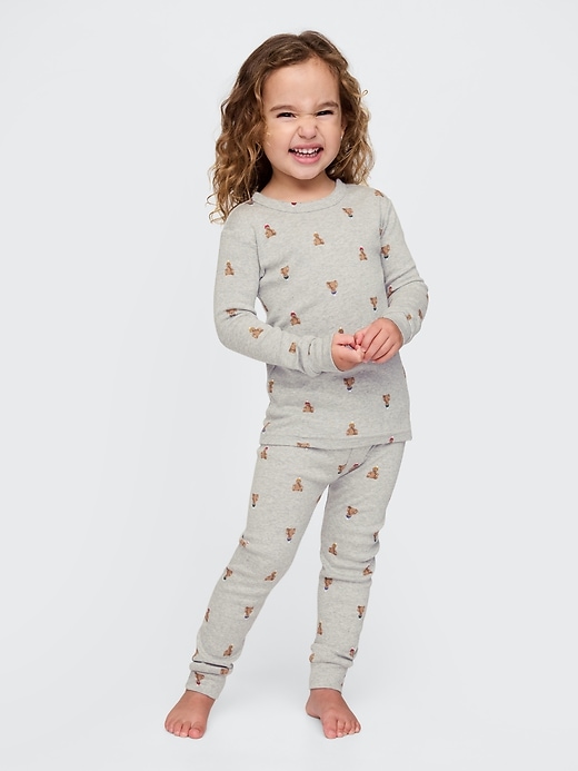 Image number 1 showing, babyGap Organic Brushed Cotton Holiday PJ Set