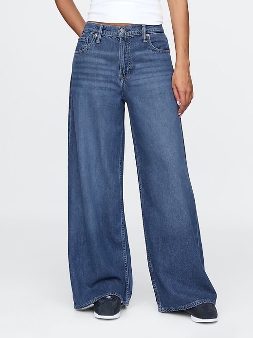 Image number 2 showing, Mid Rise UltraSoft Baggy Jeans