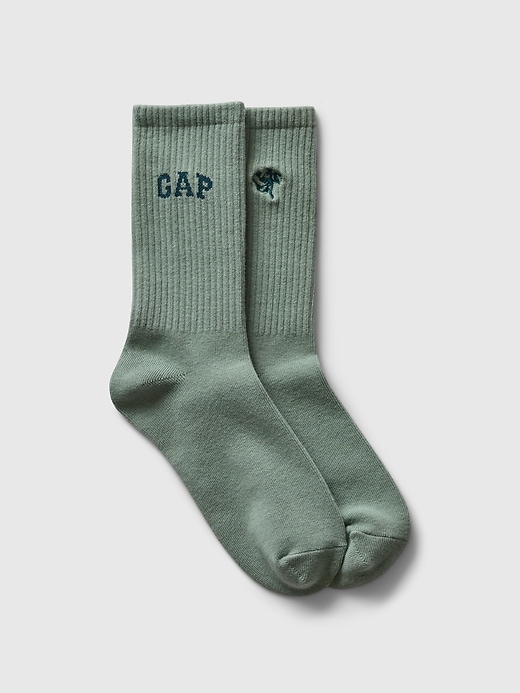 View large product image 1 of 7. Gap × Disney Logo Crew Socks