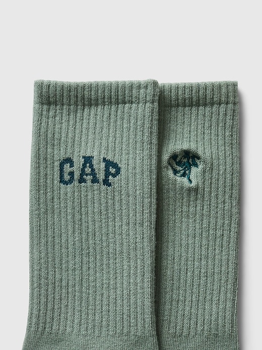 View large product image 2 of 7. Gap × Disney Logo Crew Socks