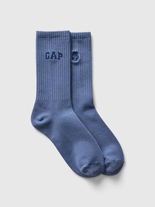 View large product image 1 of 7. Gap × Disney Logo Crew Socks