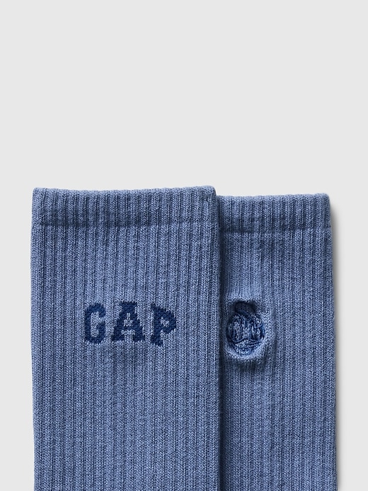 View large product image 2 of 7. Gap × Disney Logo Crew Socks