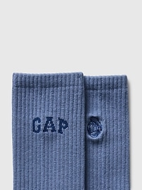 View large product image 5 of 7. Gap × Disney Logo Crew Socks