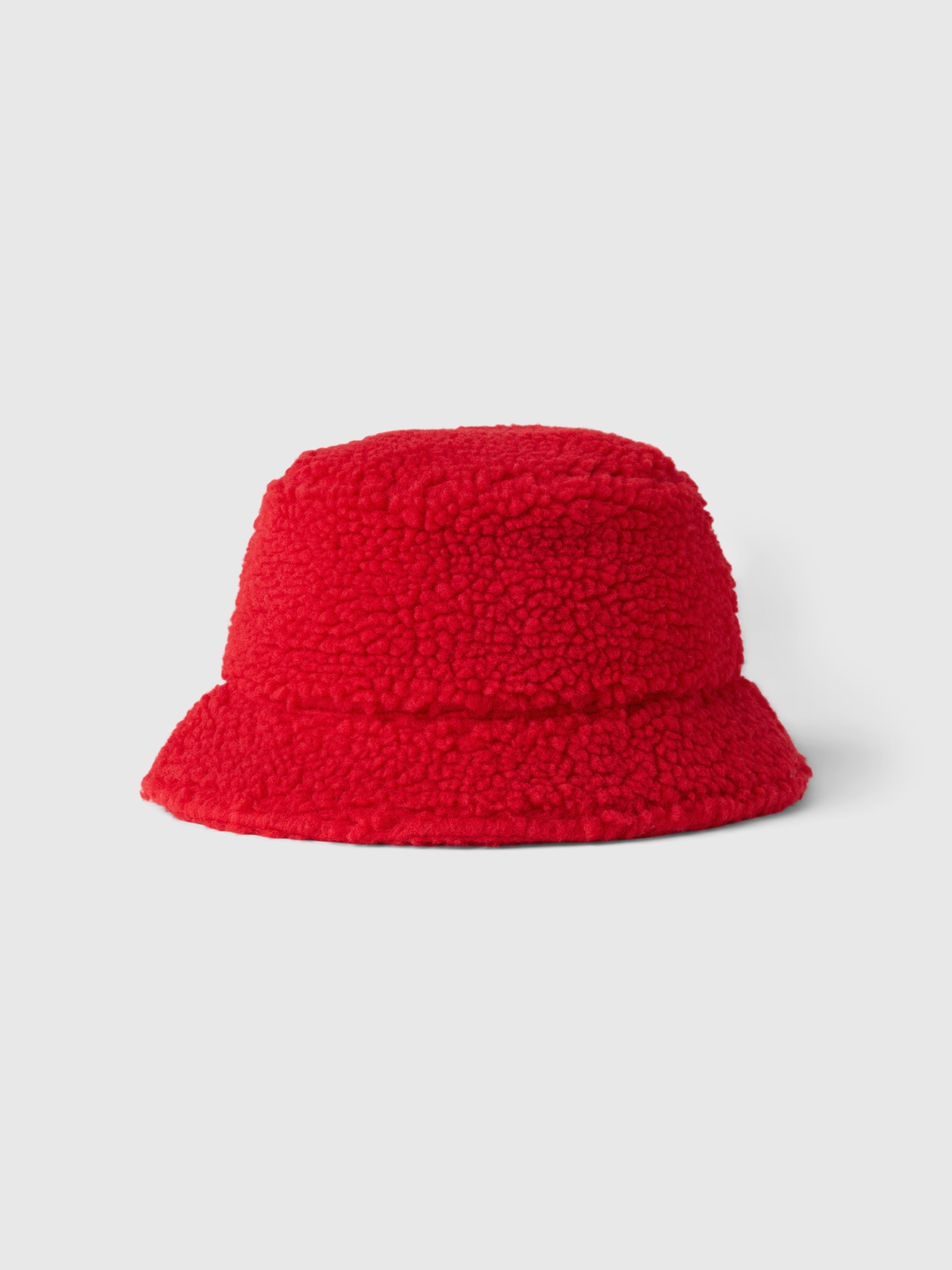 Toddler Sherpa Bucket Hat - Red