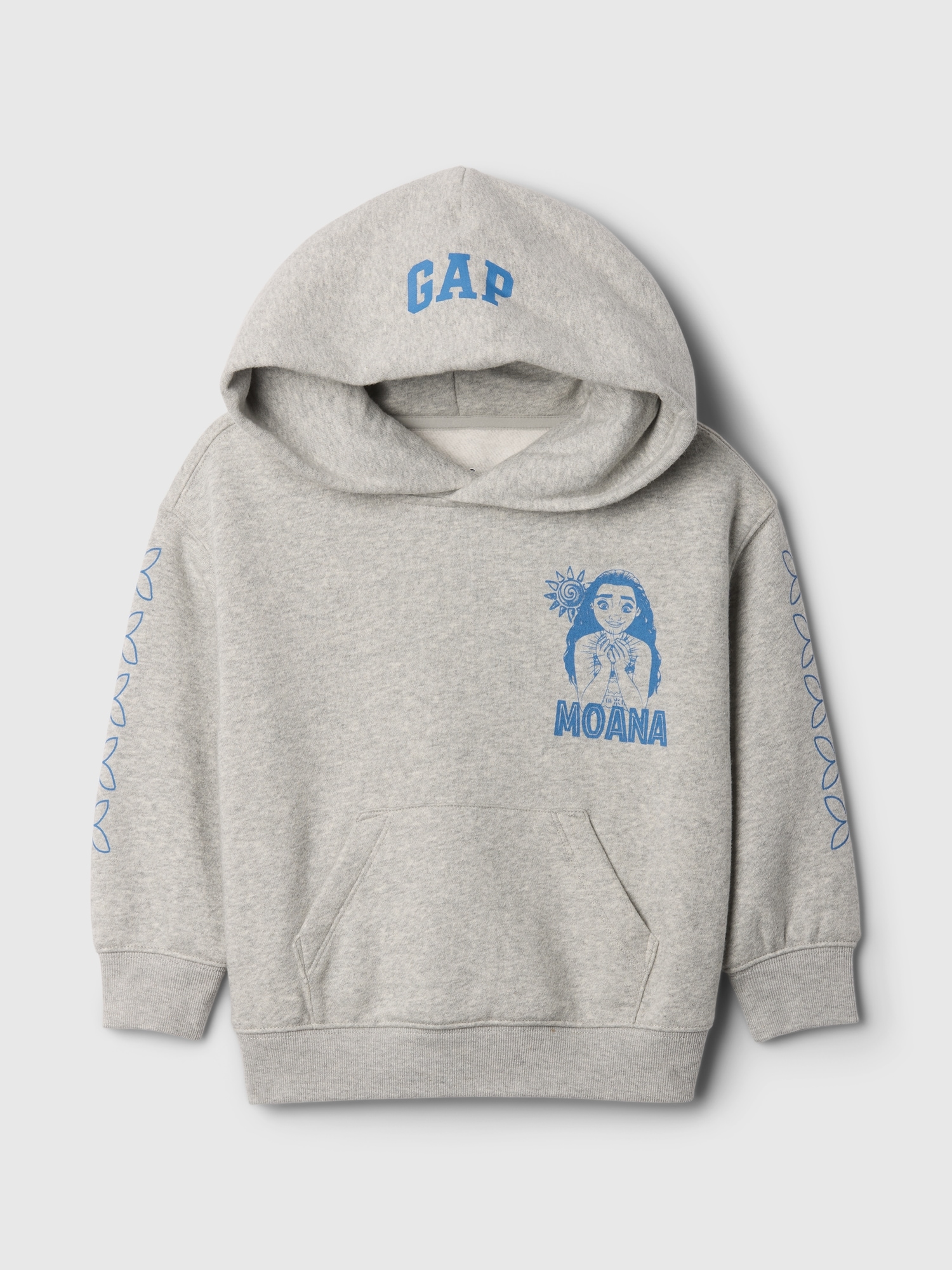 Gap × Disney Baby VintageSoft Moana Hoodie - Gray