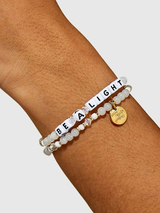 Image number 2 showing, Little Words Project Be A Light Bracelet