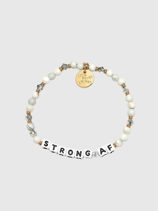 Image number 1 showing, Little Words Project Strong AF Bracelet