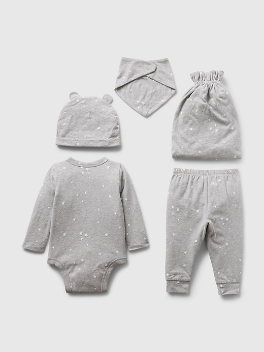 Image number 2 showing, Baby 100% Organic Cotton 5-Piece Gift Set