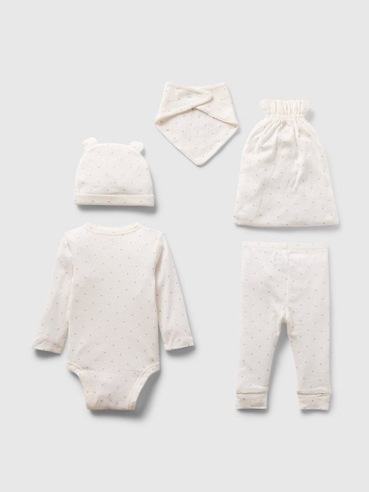 Image number 2 showing, Baby 100% Organic Cotton 5-Piece Gift Set