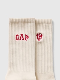 View large product image 3 of 7. Gap × Disney Logo Crew Socks