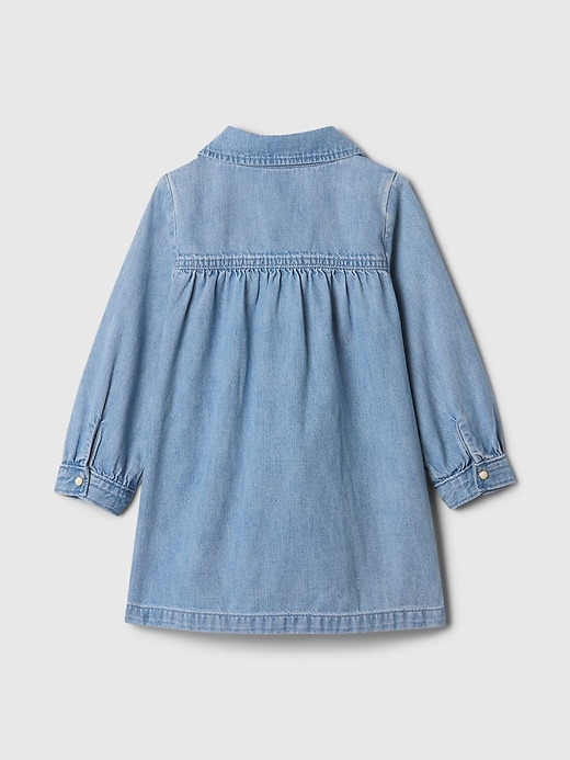 Image number 2 showing, Baby & Toddler  Denim Heart Dress