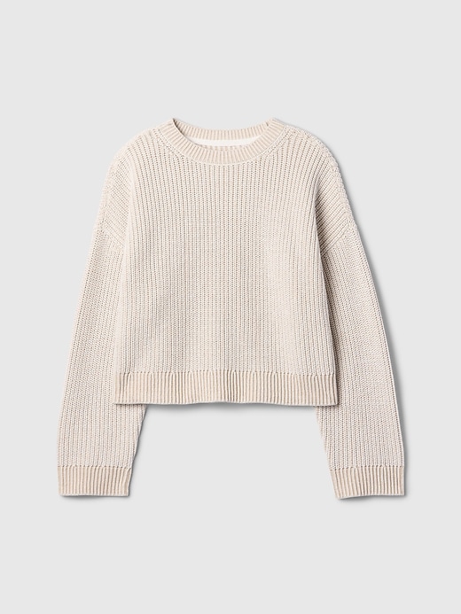 Image number 5 showing, Kids Boxy Crewneck Sweater