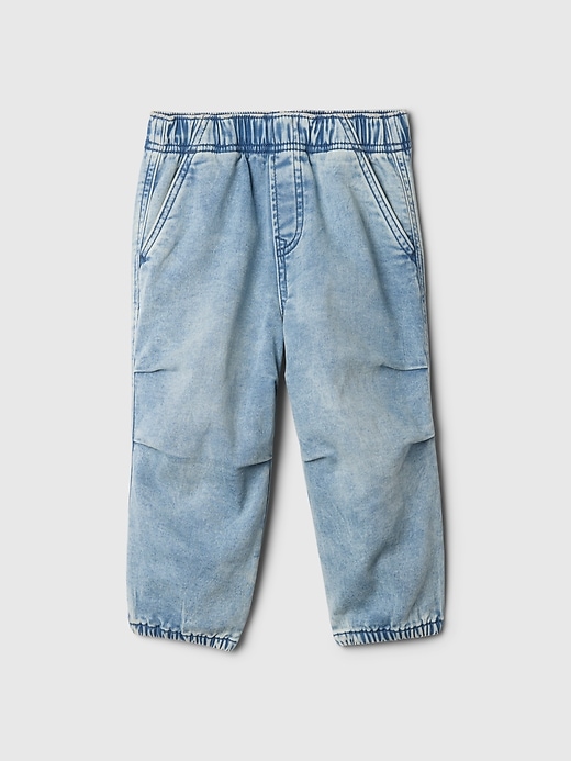 Image number 1 showing, Baby & Toddler Parachute Sweatpant Jeans