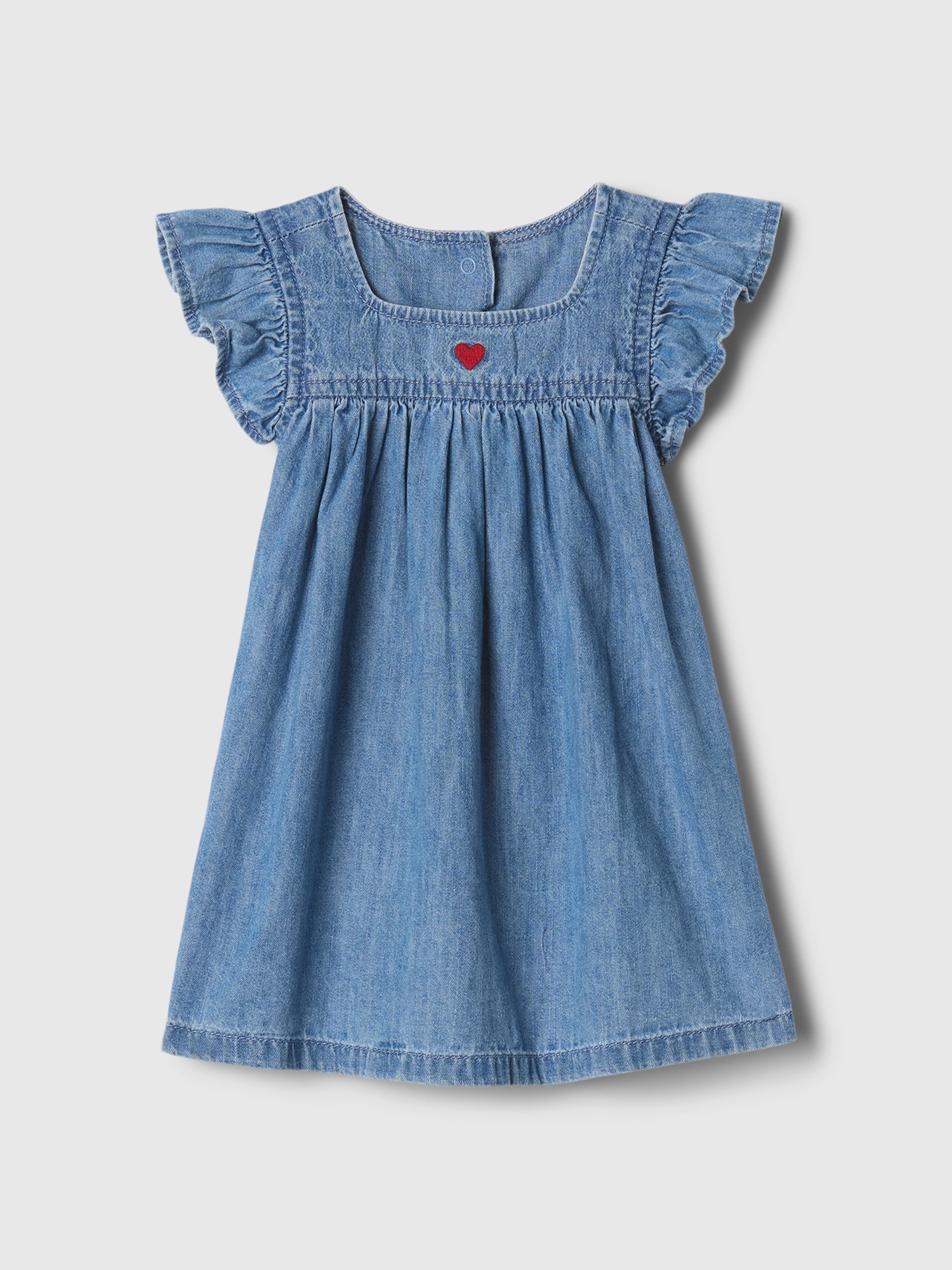 Baby Ruffle Denim Dress