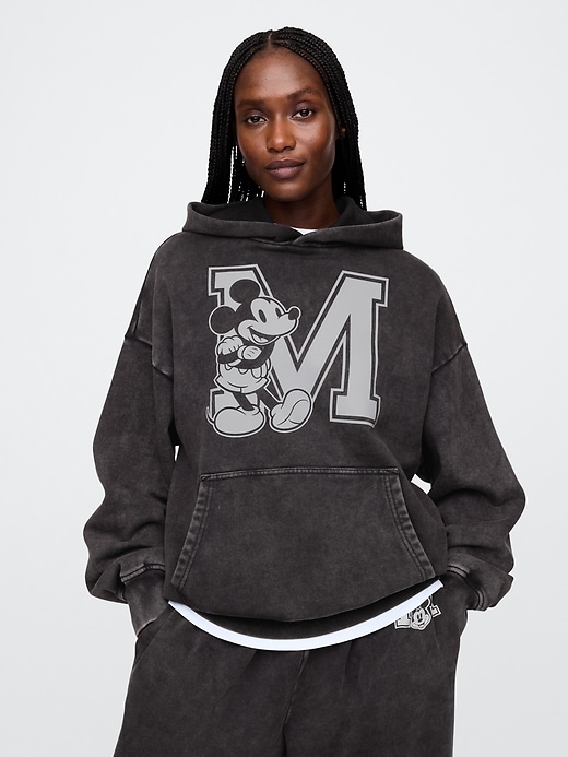 Image number 1 showing, Gap × Disney Adult Oversized Logo Hoodie