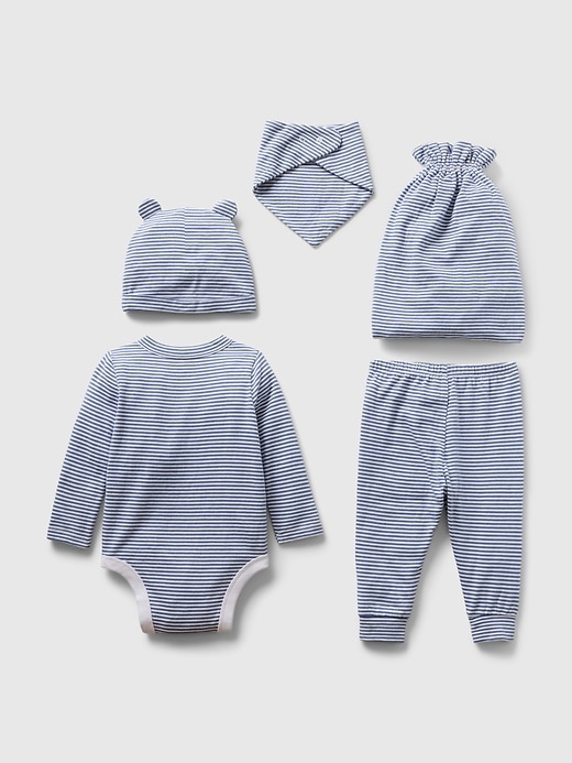 Image number 2 showing, Baby 100% Organic Cotton 5-Piece Gift Set