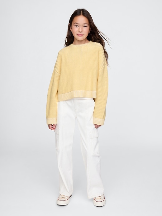 Image number 3 showing, Kids Boxy Crewneck Sweater