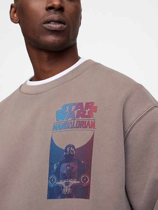 Image number 4 showing, Star Wars Oversized Graphic Sweatshirt