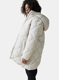 View large product image 7 of 12. Ingrid and Isabel Maternity Longline Puffer Jacket