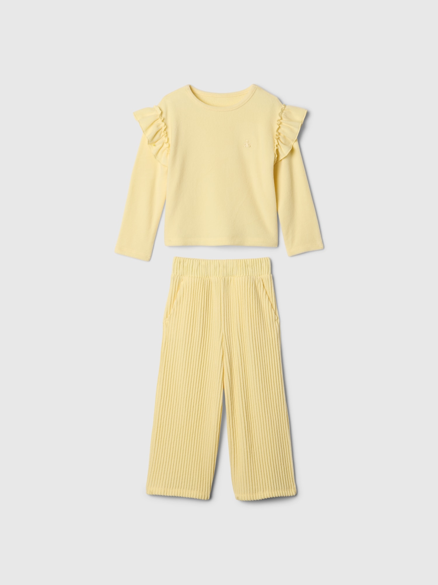 Baby & Toddler Softspun Ruffle Outfit Set