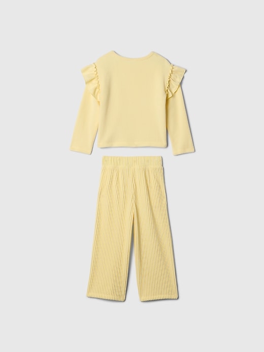 Image number 2 showing, babyGap Softspun Ruffle Outfit Set