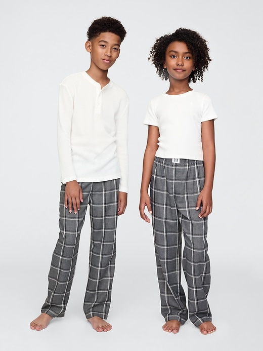 Image number 1 showing, Kids Recycled Flannel PJ Pants