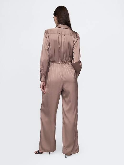 Image number 2 showing, Recycled Satin Jumpsuit